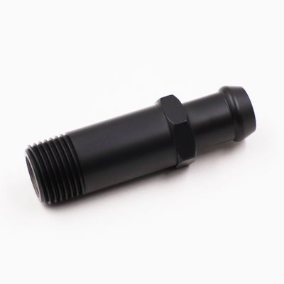 Pure Stealth 1/2&quot; NPT x 5/8&quot; Heater Hose Barb Adapter Fitting - 2 7/8&quot; Length (Stainless Steel)- X50101-SUR