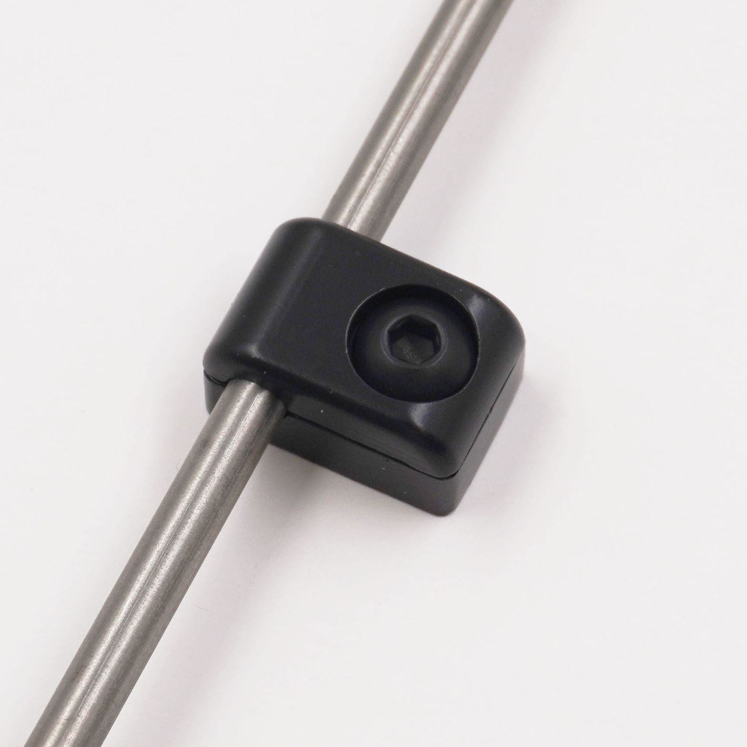 Pure Stealth Billet Aluminum Non-Floating Single Line Clamp - .187&quot; - X8101