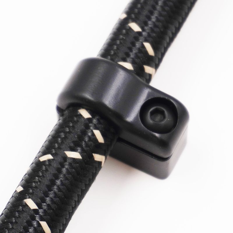 Pure Stealth Billet Aluminum Non-Floating Single Line Clamp - .540&quot; -X8103