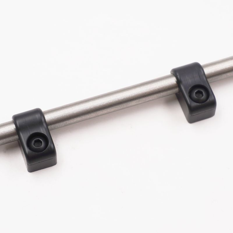 Pure Stealth Billet Aluminum Non-Floating  Single Line Clamp - .375&quot; - X8102