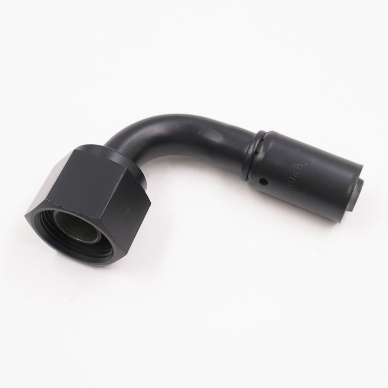 Pure Stealth #12 Female O-Ring x #10 Reduced Barrier 90 Degree Hose End - X355340
