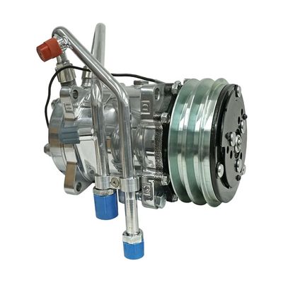 Tite Fit Compressor Hard Line Kit (Top Exit) - Polished - 35137-VUQ-A