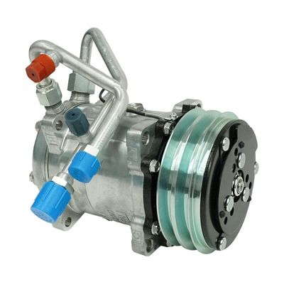 Tite Fit Compressor Front Routed Hard Line Kit (Top Exit) Unpolished - 35136-VUG-A
