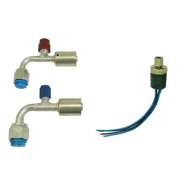 Female Trinary Safety Switch Kit With Reduced Barrier 90 Degree Compressor Fittings - 110072