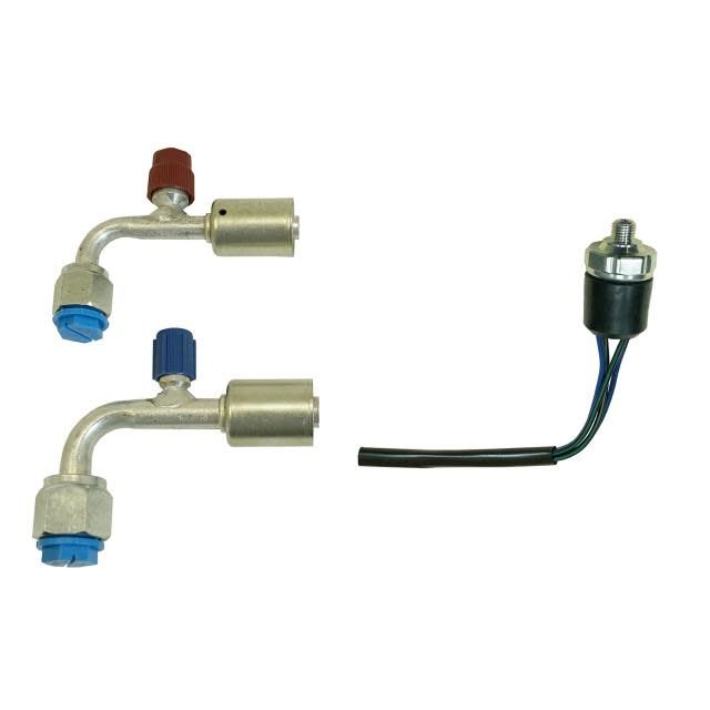Male Trinary Safety Switch Kit With Standard Barrier 90 Degree Compressor Fittings - 110061