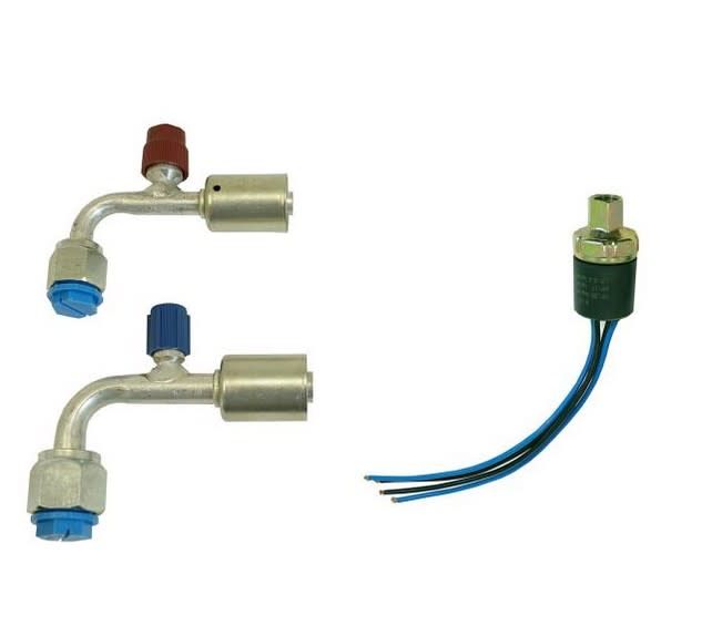 Female Trinary Safety Switch Kit With Standard Barrier 90 Degree Compressor Fittings - 110062