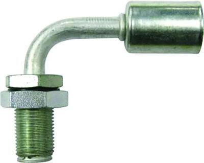 90 Degree Reduced Barrier Beadlock Bulkhead Hose End Fittings