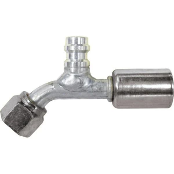 Standard Barrier 45° Beadlock Hose End Fittings w/ Service Port, Size: #10 35523-VUG