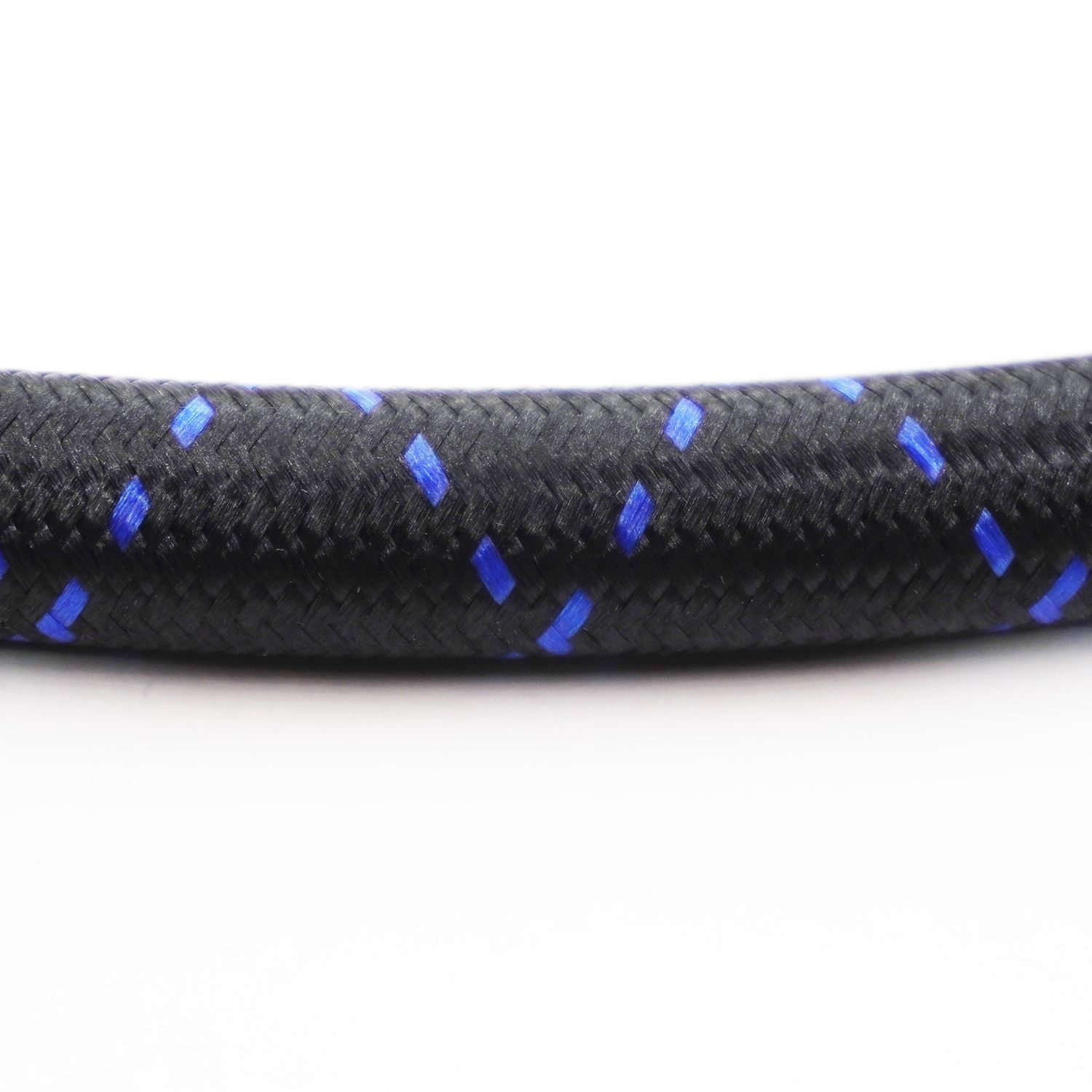 Nylon Braided Hose Sample - Double Blue - X318103