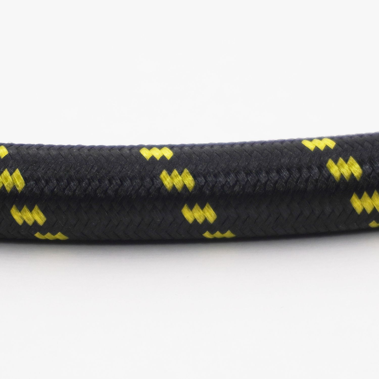 Nylon Braided Hose Sample - Triple Yellow - X318106