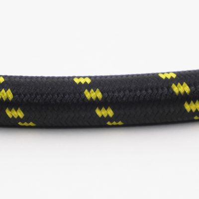Nylon Braided Hose Sample - Triple Yellow - X318106