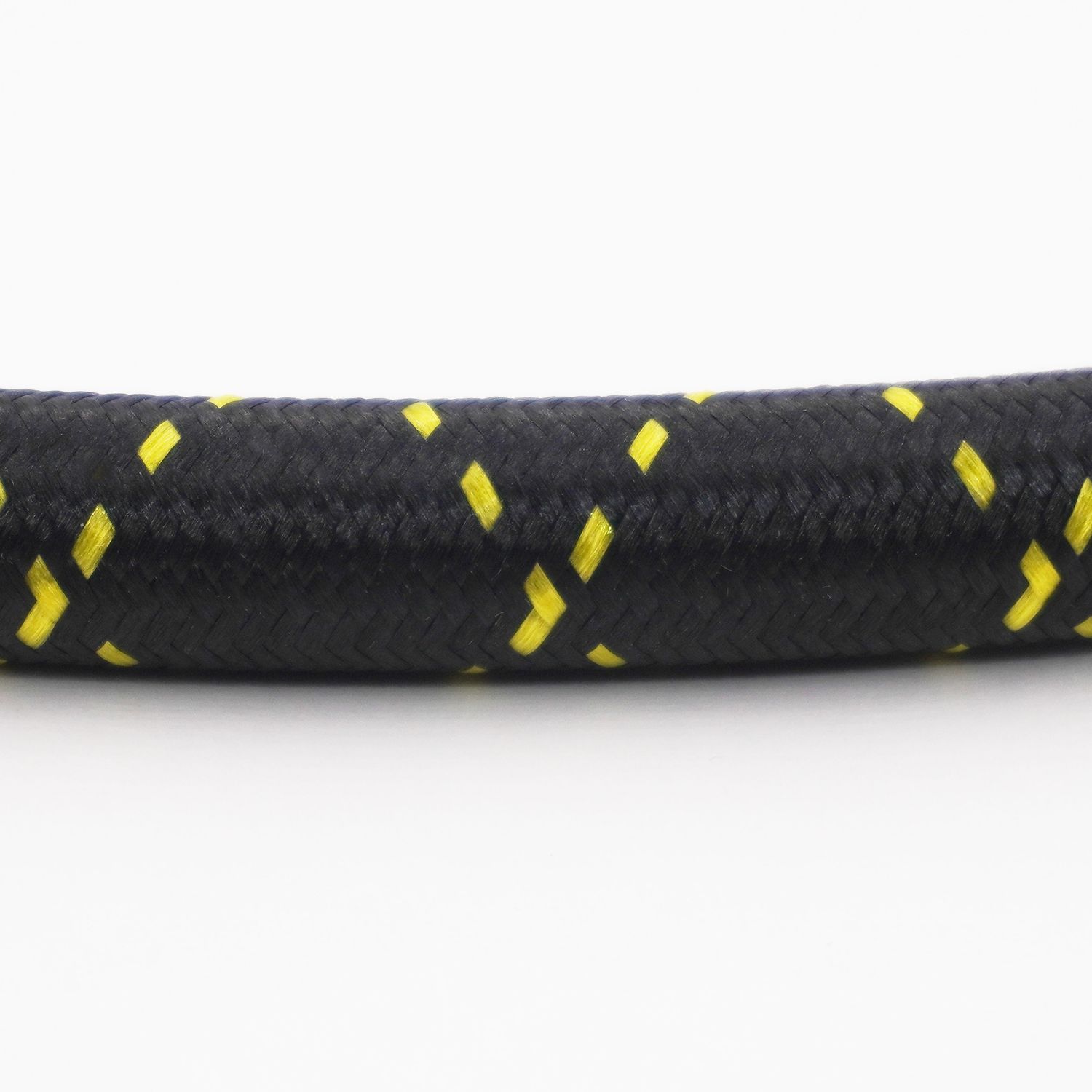Nylon Braided Hose Sample - Double Yellow - X318105