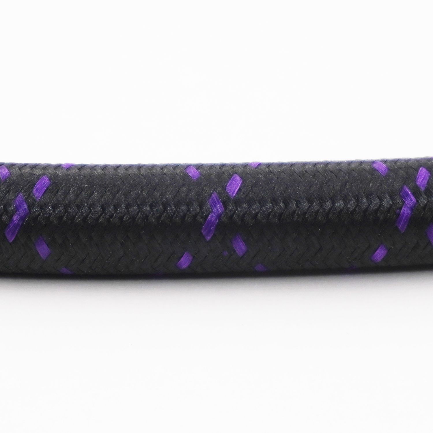 Nylon Braided Hose Sample - Double Purple - X318107