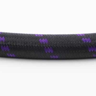 Nylon Braided Hose Sample - Triple Purple - X318108