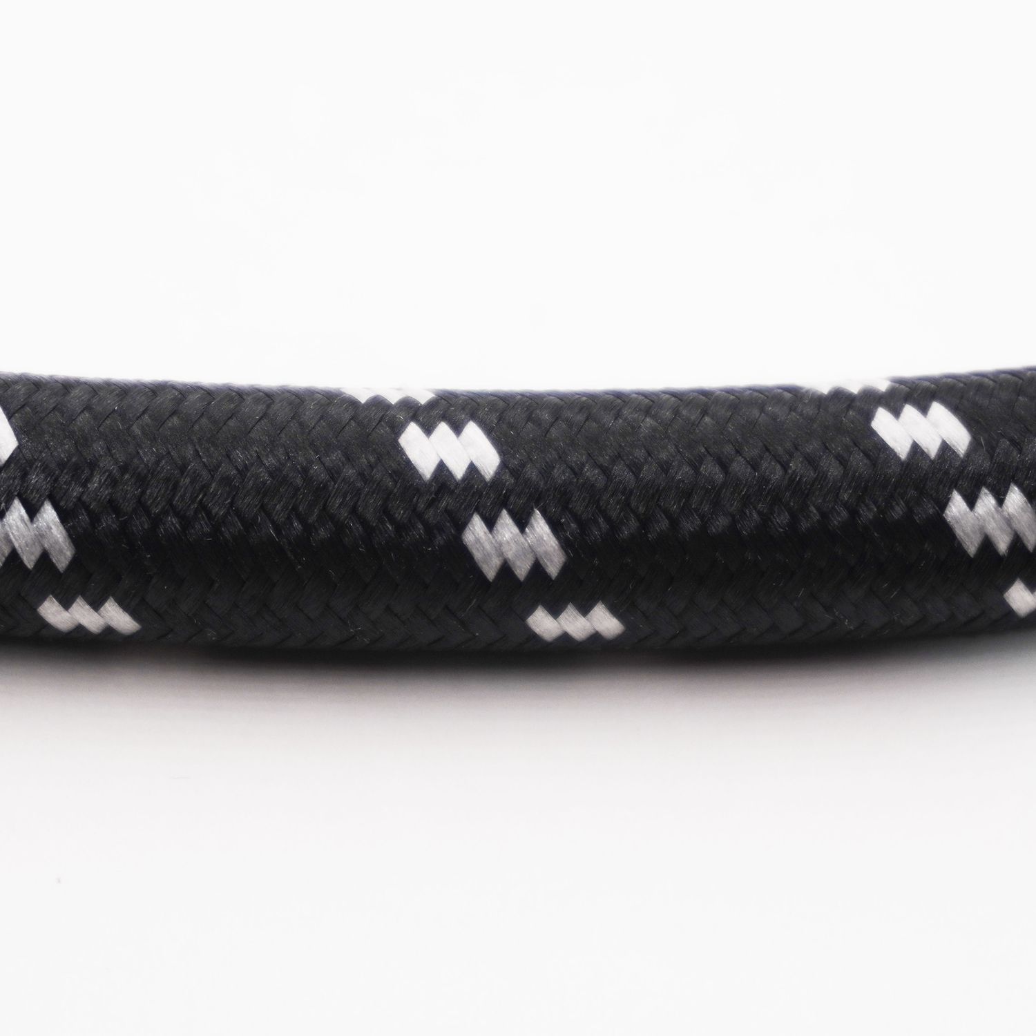 Nylon Braided Hose Sample - Triple White - X3181010