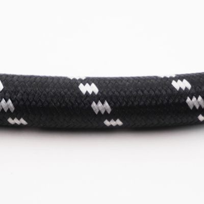 Nylon Braided Hose Sample - Triple White - X3181010