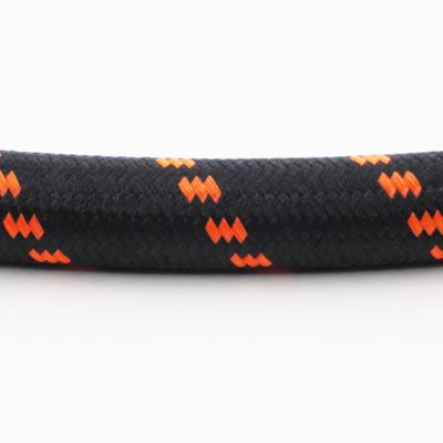 Nylon Braided Hose Sample - Triple Orange - X3181016