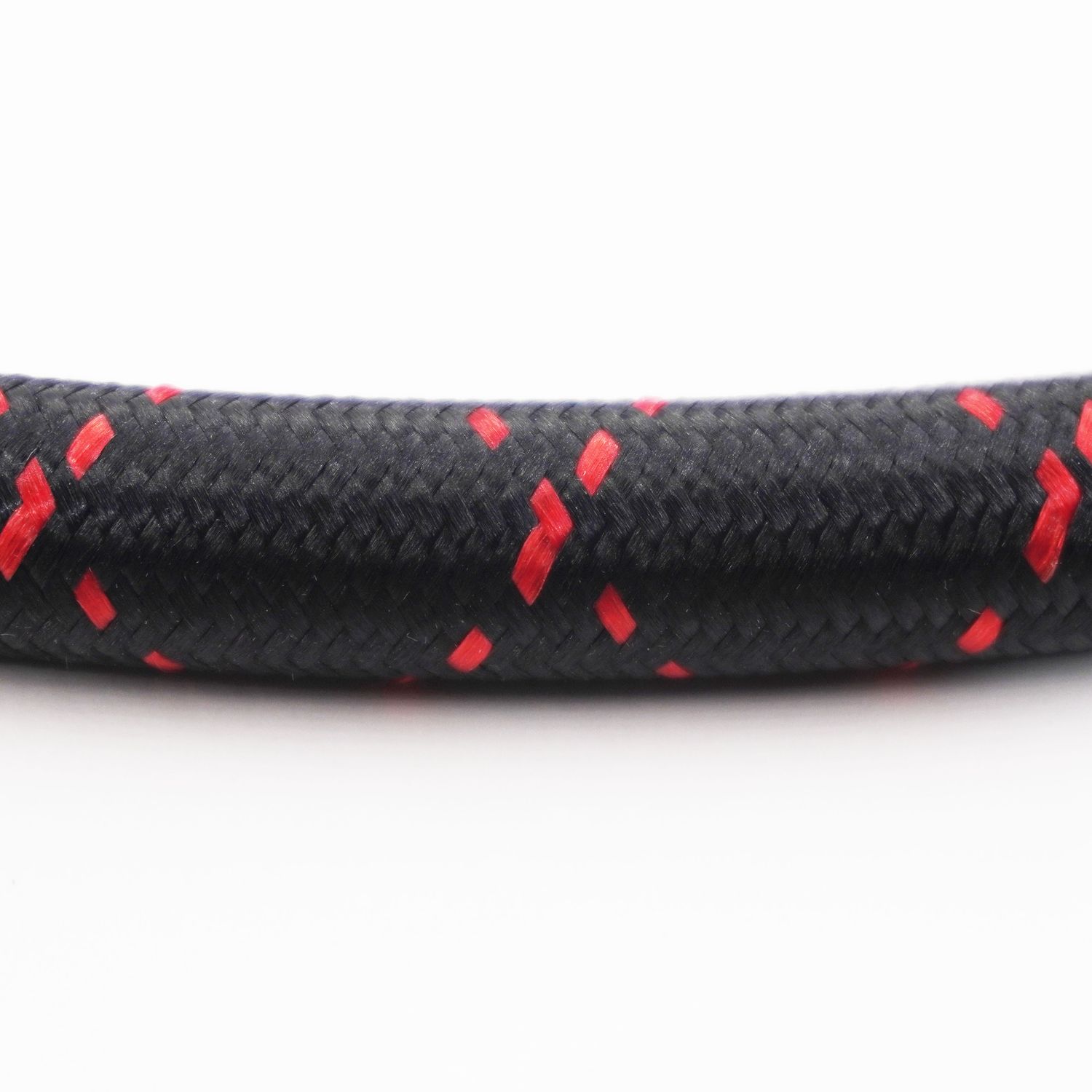 Nylon Braided Hose Sample - Double Red - X3181017