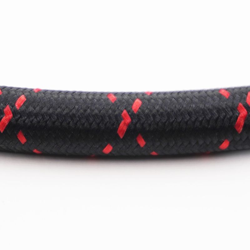 Nylon Braided Hose Sample - Double Red - X3181017