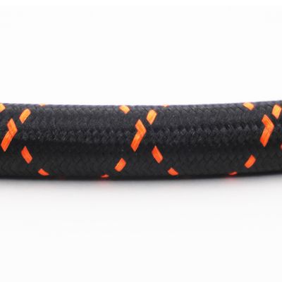 Nylon Braided Hose Sample - Double Orange - X3181015
