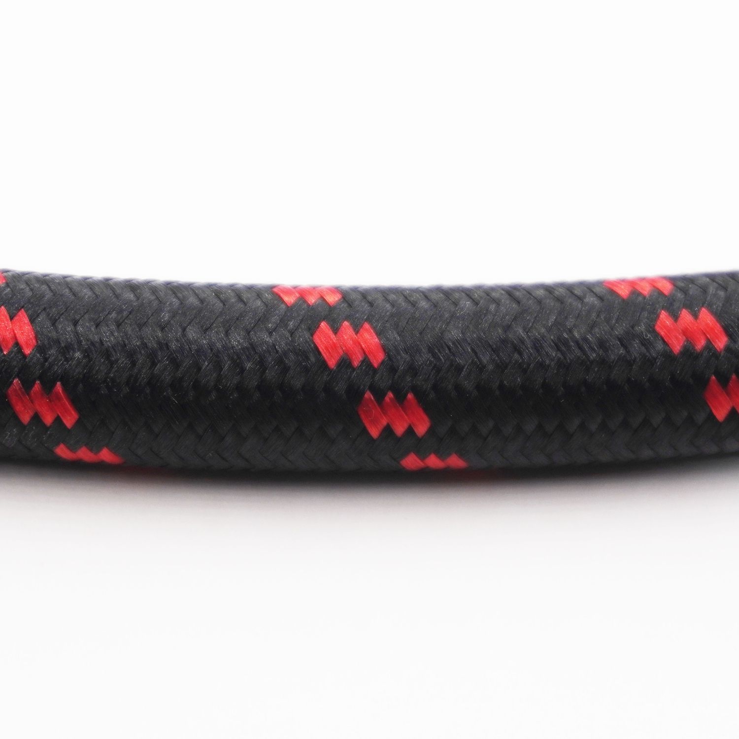 Nylon Braided Hose Sample - Triple Red - X3181018