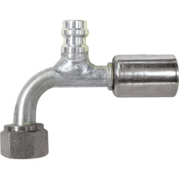 Standard Barrier 90° Beadlock Hose End Fittings w/ Service Port, Size: #10 35533-VUG