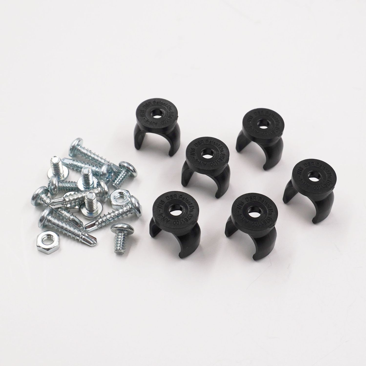 Braided Line Clamp Kit - 6 pack -  -4 AN or 7/16" - 2416-6