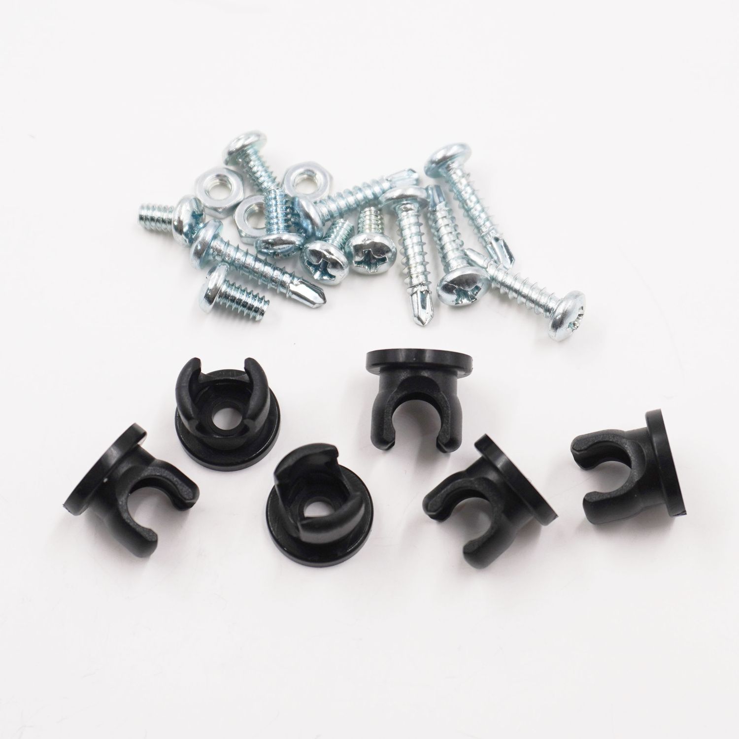 Braided Line Clamp Kit - 6 pack -  -3 AN or 1/4" - 2316-6