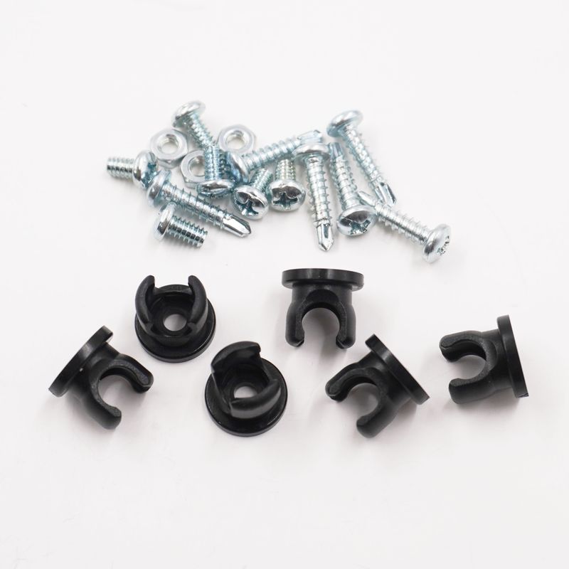 Braided Line Clamp Kit - 6 pack -  -3 AN or 1/4" - 2316-6