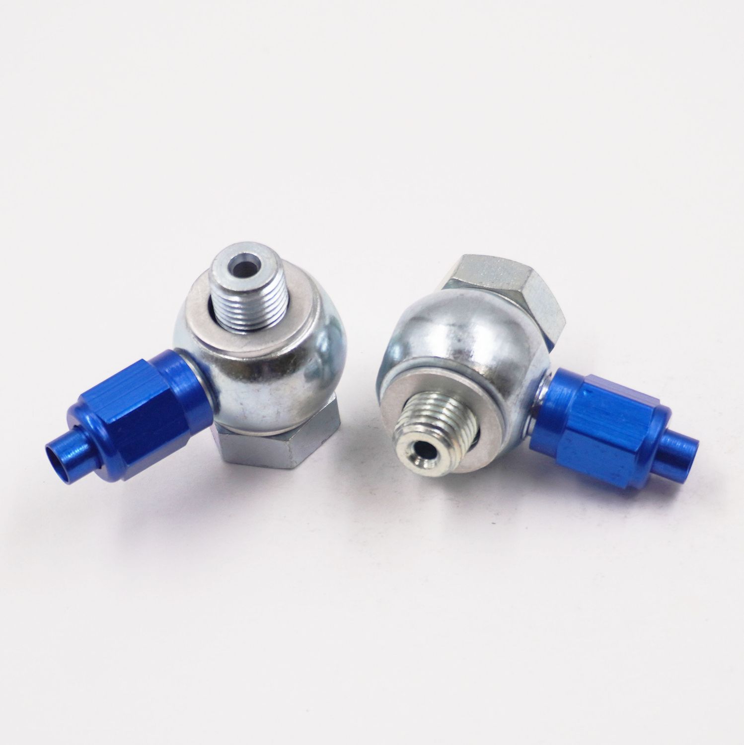 Master Cylinder Banjo Kit: 3/8-24 &amp; 7/16-24 x -3 AN - Steel W/ Aluminum Tube Nuts &amp; Tube Sleeves -3030