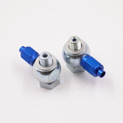 Master Cylinder Banjo Kit: 11MM-1.50 &amp; 11MM-1.50 x -3 AN - Steel W/ Aluminum Tube Nuts &amp; Tube Sleeves - 3093