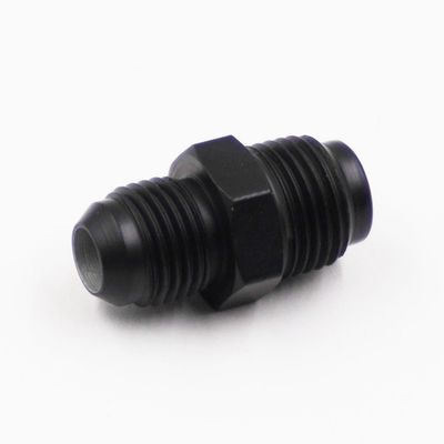 Pure Stealth Adapter: Power Steering Box Fitting 5/8-18 Male Inverted Flare To -6 AN - (Steel) - (1 Adapter) - X11740