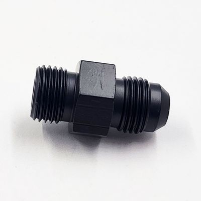 Pure Stealth Power Steering Adapter: 16MM 1.5 Male Inverted Flare  x -6AN (Approx. .500"  From Hex To Seat) - (Steel) - (1 Fitting) - X11720INV