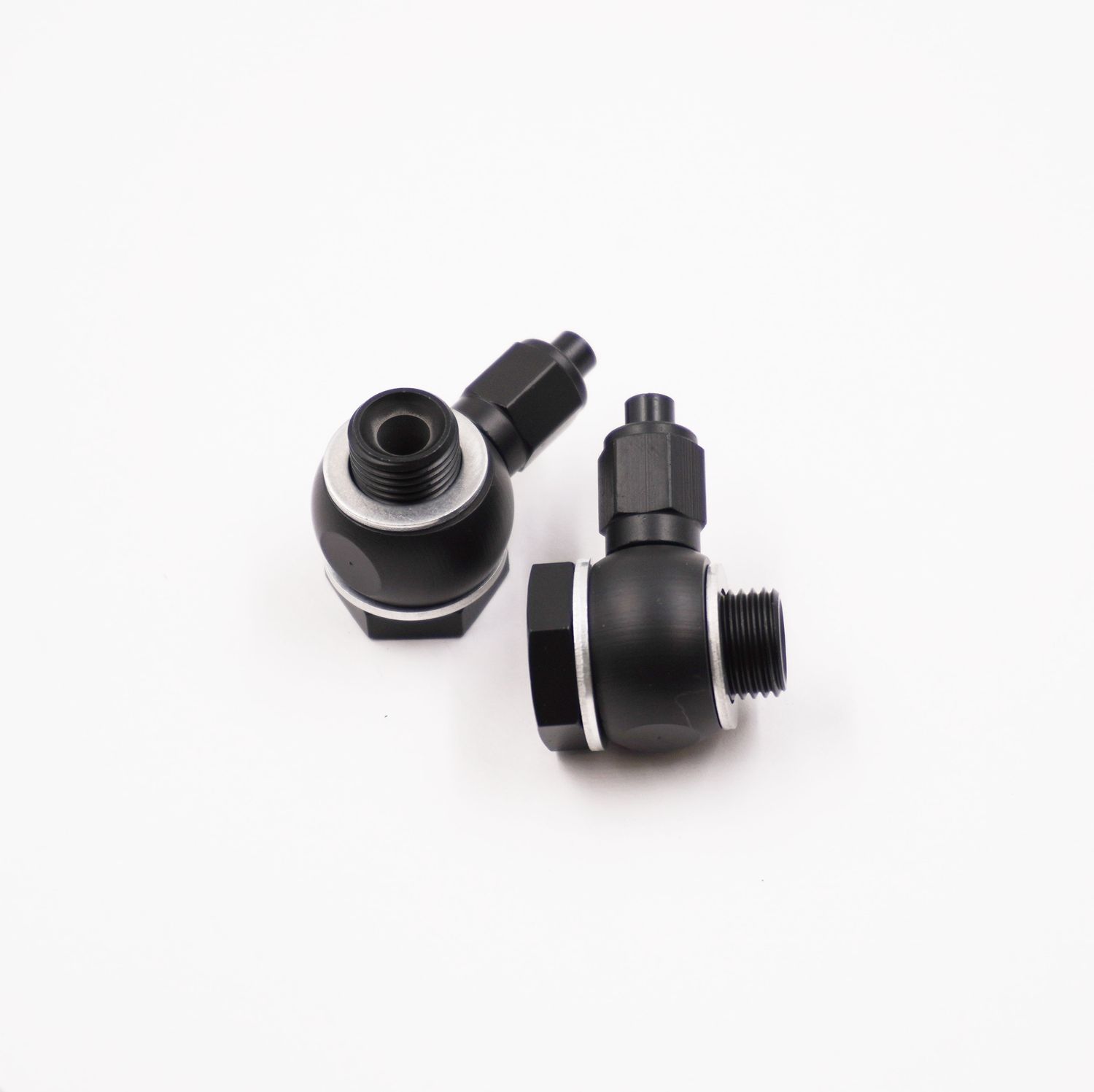Pure Stealth Master Cylinder Banjo Kit: 11M-1.50" &amp; 12M-1.00 x -3AN (Steel w/ Aluminum Tube Nuts &amp; Sleeves) - X3090
