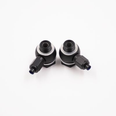 Pure Stealth Master Cylinder Banjo Kit: 10MM-1.00 &amp; 10MM-1.00 x -3 AN - Steel W/ Aluminum Tube Nuts &amp; Tube Sleeves -X3096