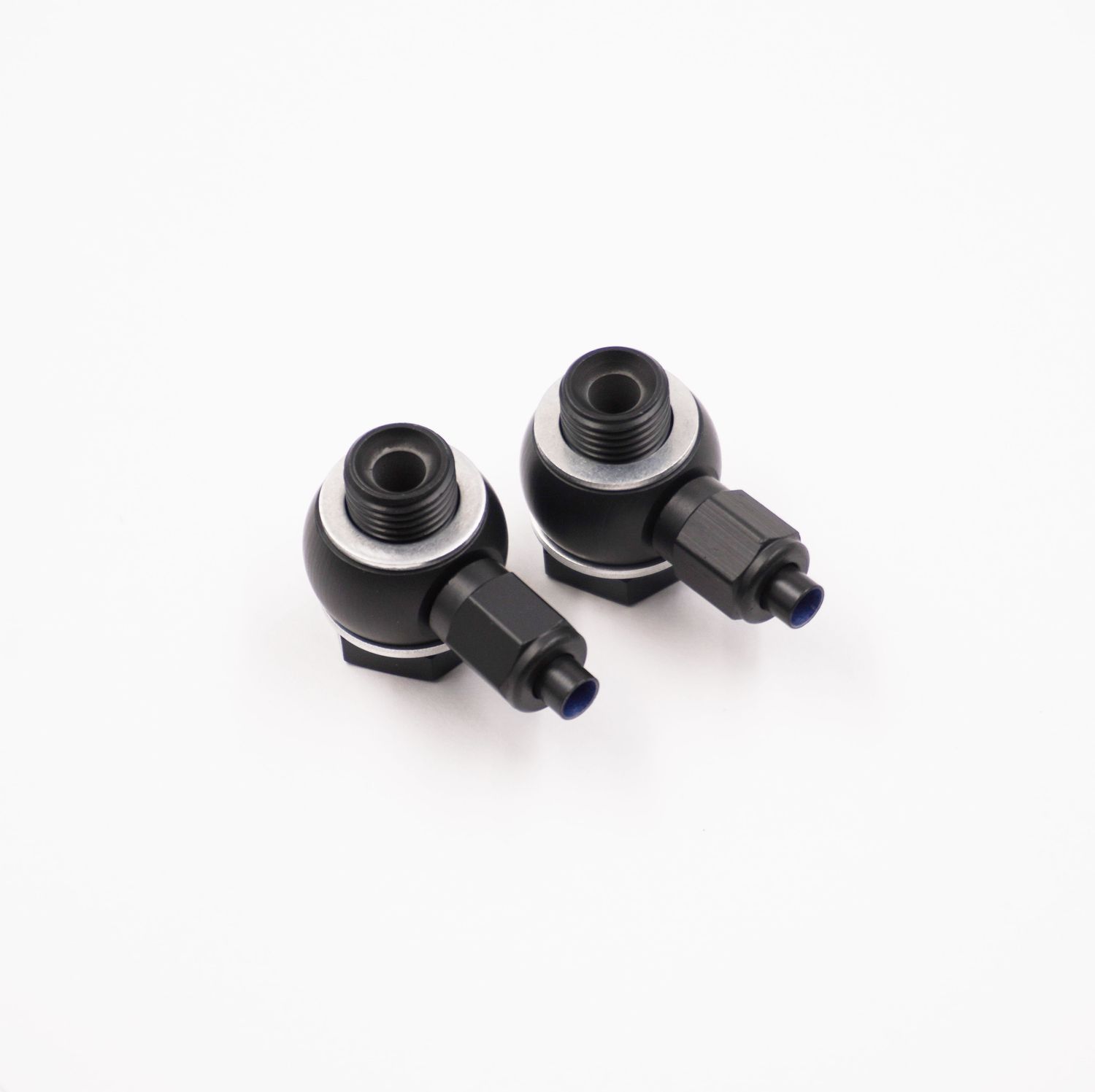 Pure Stealth Master Cylinder Banjo Kit: 3/8-24 &amp; 7/16-24 x -3 AN - Steel W/ Aluminum Tube Nuts &amp; Tube Sleeves -X3030