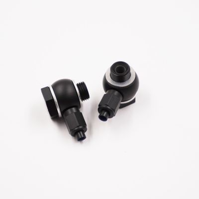 Pure Stealth Master Cylinder Banjo Kit: 1/2-20 &amp; 9/16-20 x -3 AN - Steel W/ Aluminum Tube Nuts &amp; Tube Sleeves - Chrysler - X3060