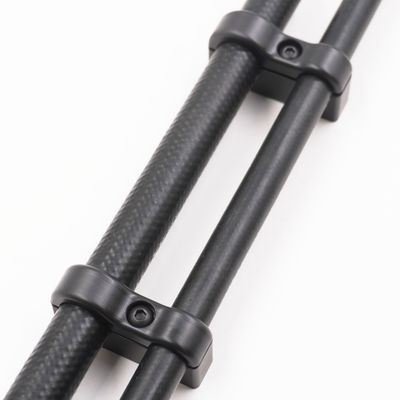 Pure Stealth Billet Aluminum Non-Floating Double #6 &amp; #10 Reduced Barrier A/C Line Clamp - .750" x .540" - X8203