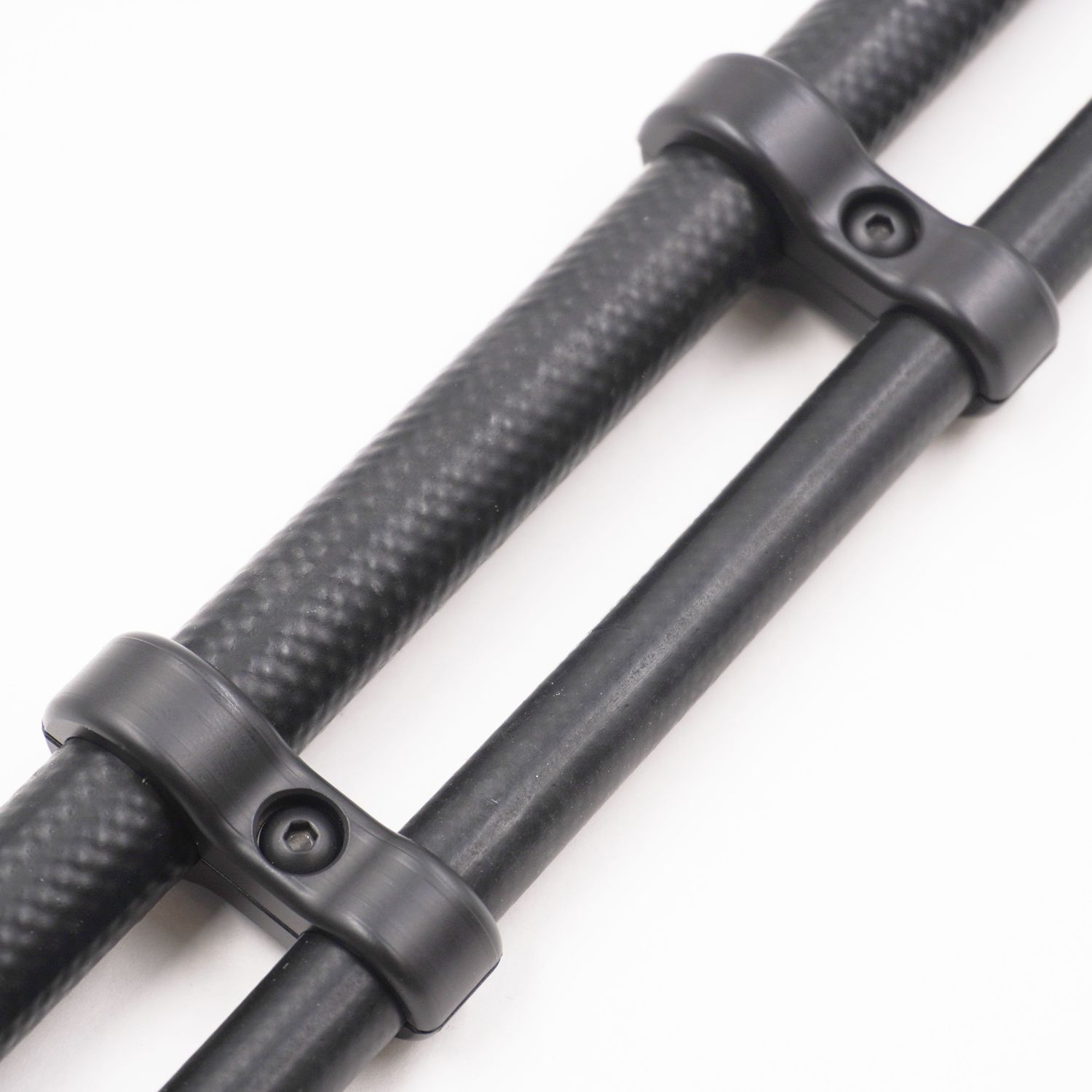 Pure Stealth Billet Aluminum Floating Double #6 &amp; #10 Reduced Barrier A/C Line Separator - .750" x .540" - X8302