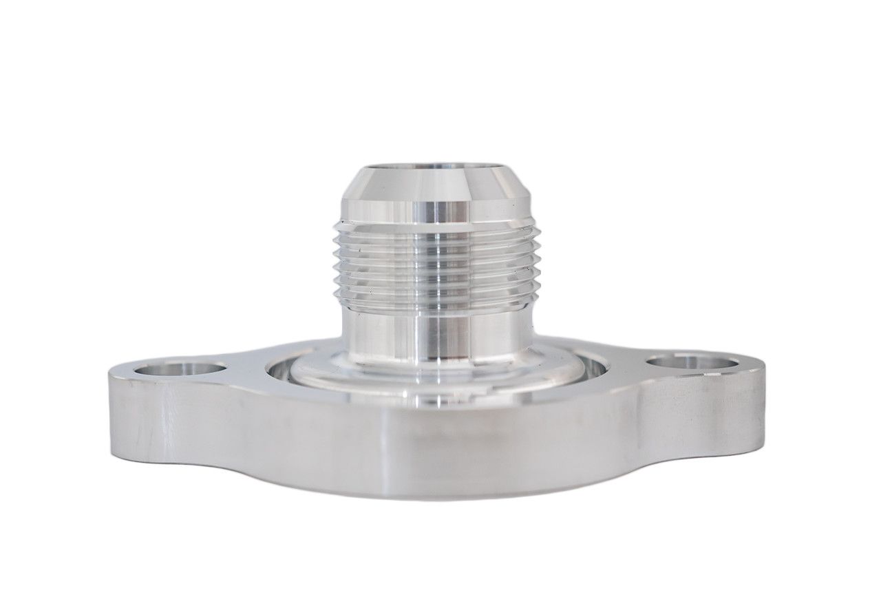 CVF Racing -16 AN Thermostat Housing Kit: - Ford FE - Polished - FE-WN-ST-16AN-KIT