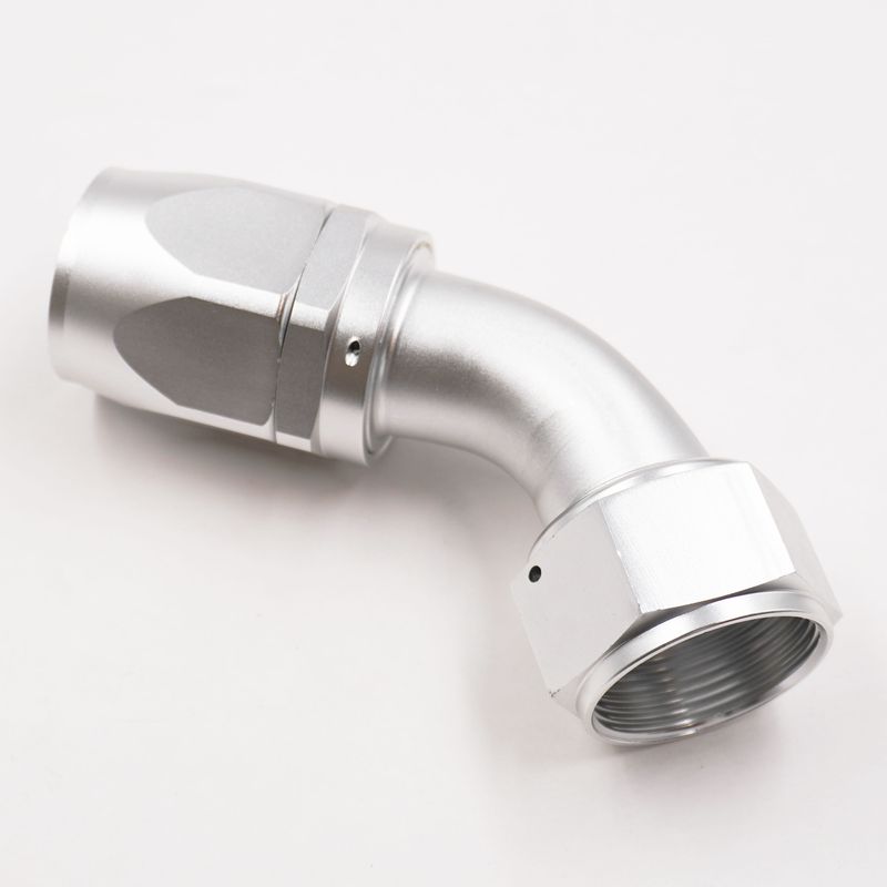 -20 AN 60° Radiator Hose End - Polished - 20AN60-HE