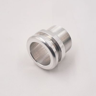 Heater Hose Aluminum Pass Through Grommet with Lock Nut: 5/8 Hose (Machine Finish)- 15155