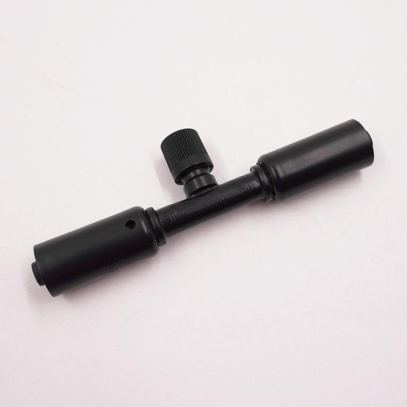 Pure Stealth Black #6 Reduced Barrier Beadlock Fitting - Splicer w/ Safety Switch Port - X348291