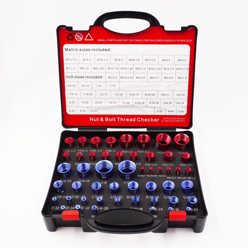 Nut &amp; Bolt Thread Checker - 50 pcs