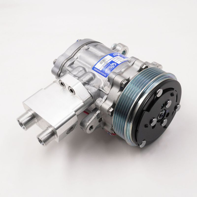 Criss Cross Apple Sauce SD7B10 Compressor Fitting Kit (Machine Finish) - 045000