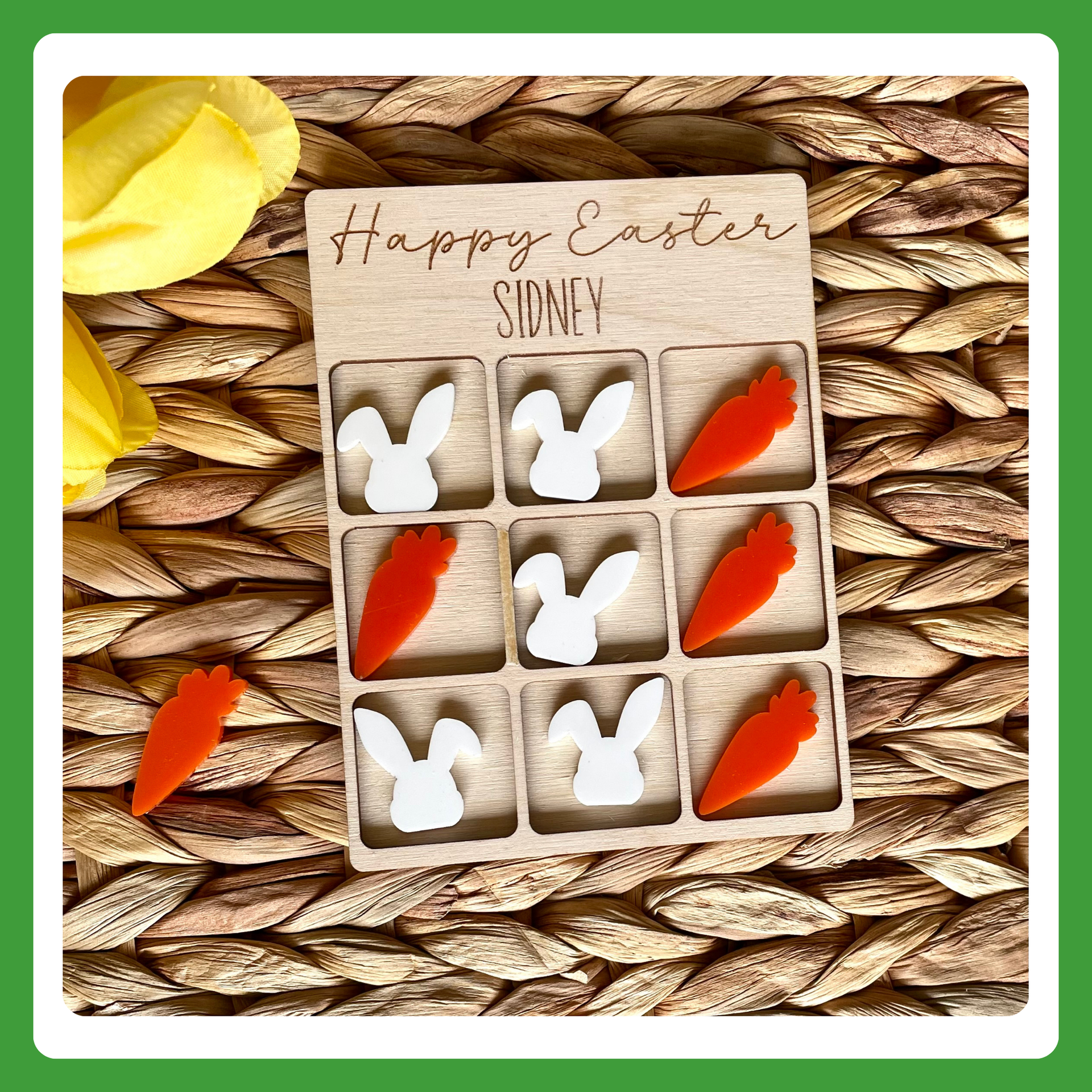 ? Personalized Easter Tic Tac Toe Game for Kids