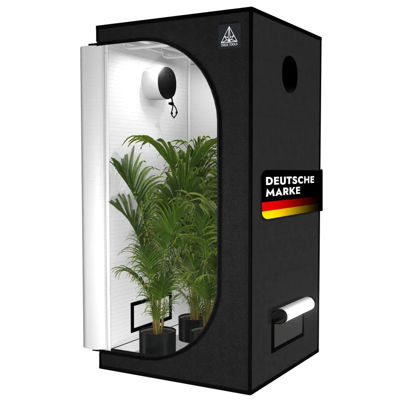 Treez Tools Grow Zelt Schwarz (M) 100x100x200cm