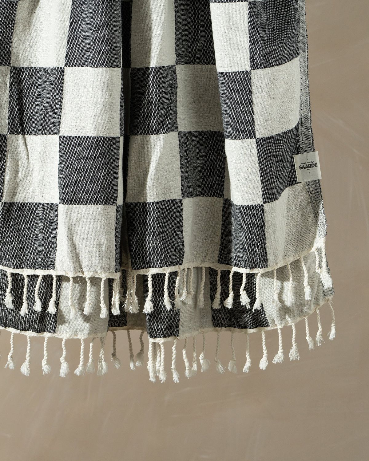 SICILY COTTON TOWEL - BLACK