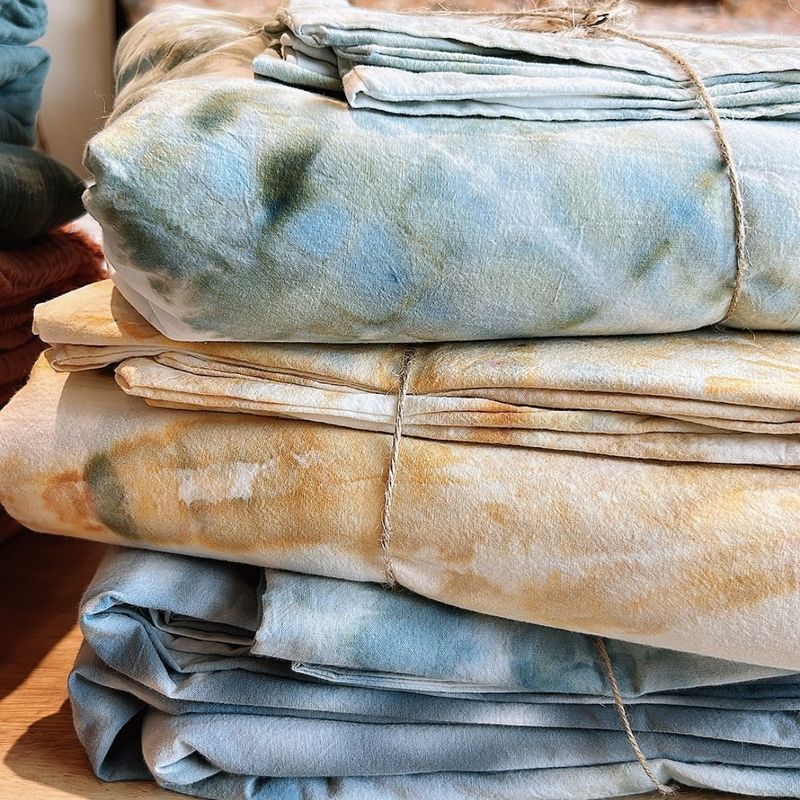 HAND DYED QUEEN BEDDING