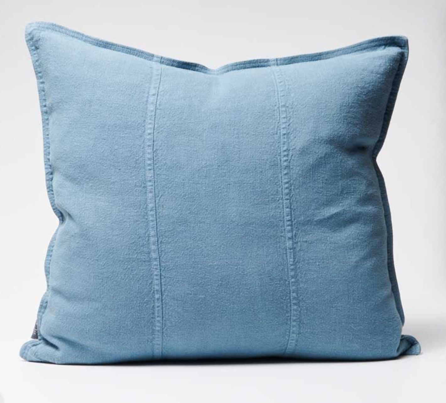 LUCA LINEN CUSHION - BLUE AZURE 20X20